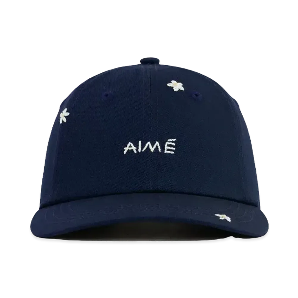 Aime Leon Dore Floral Embroidered Hat "Navy"