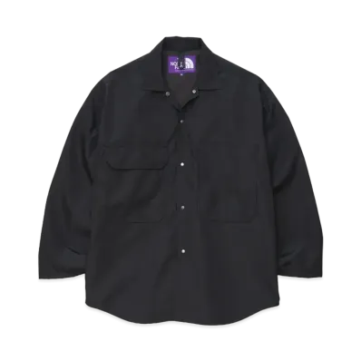The North Face PURPLE LABEL Polyester Wool Ripstop Trail Shirt "Black"