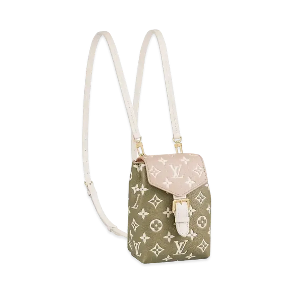 Louis Vuitton Tiny Backpack Monogram Empreinte "Khaki/Beige"