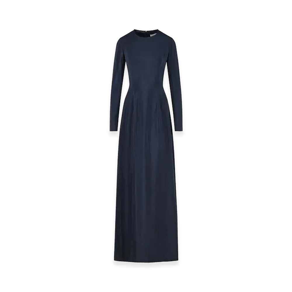 Maison Margiela Women's Cupro Maxi Dress "Blue"