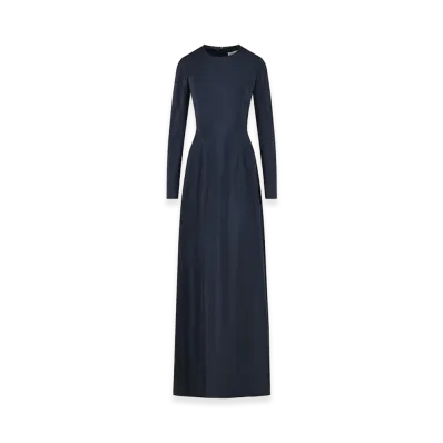 Maison Margiela Women's Cupro Maxi Dress "Blue"