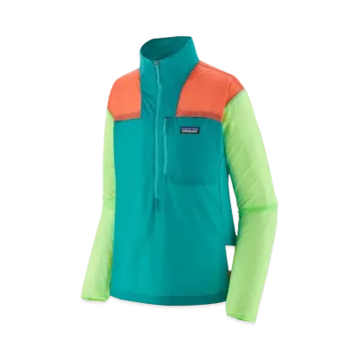 Patagonia Women's Houdini Stash 1/2 Zip Pullover "Subtidal Blue"