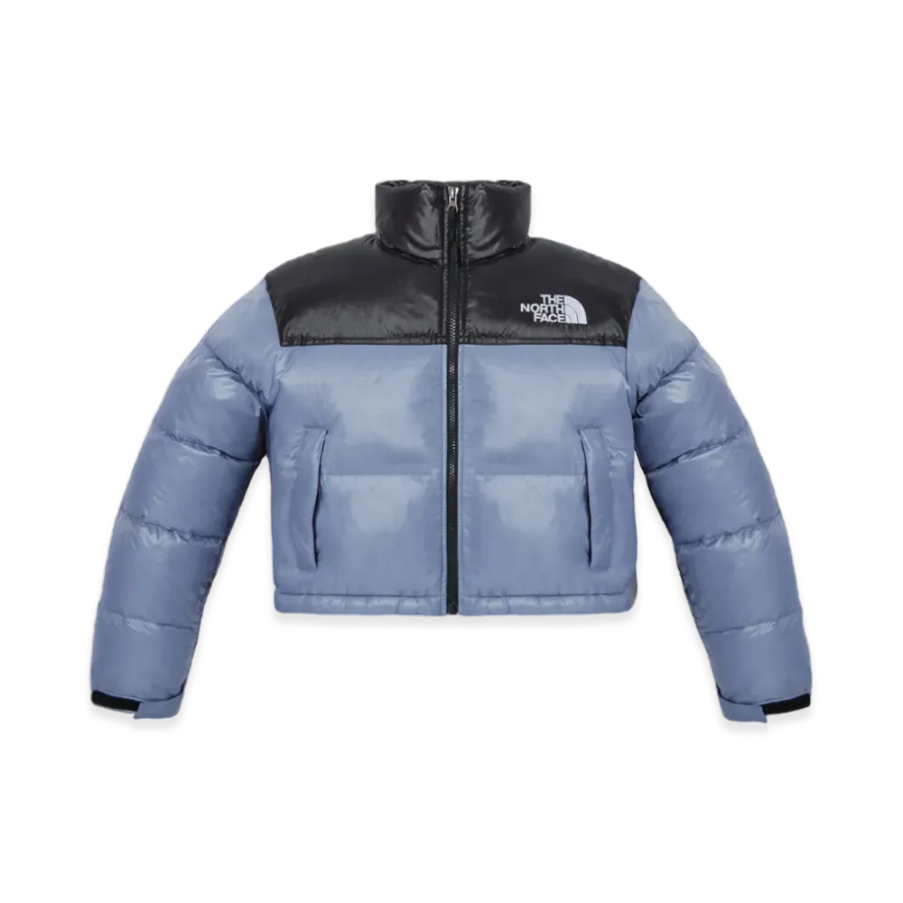 The North Face Women's Nuptse Short Jacket "Pastel Blue"