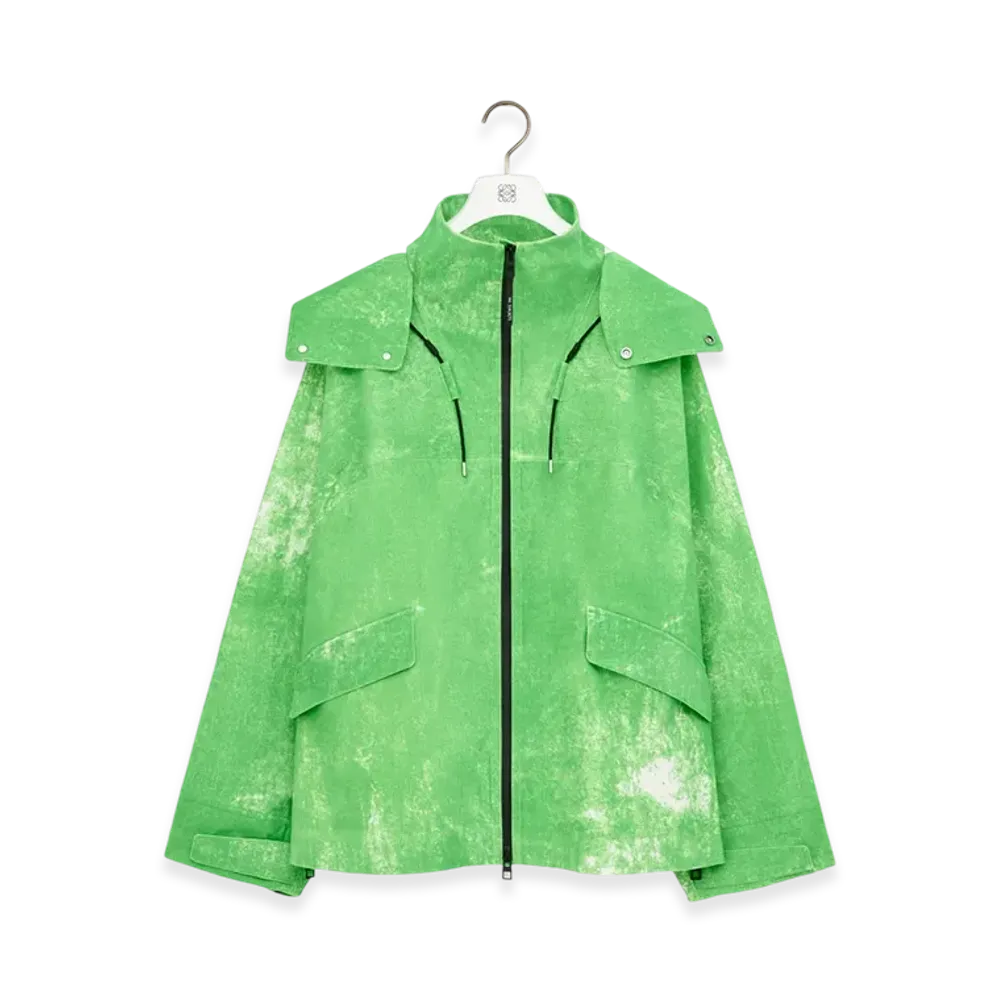 LOEWE x On Jacket (Flocked Technical Shell) "Green"