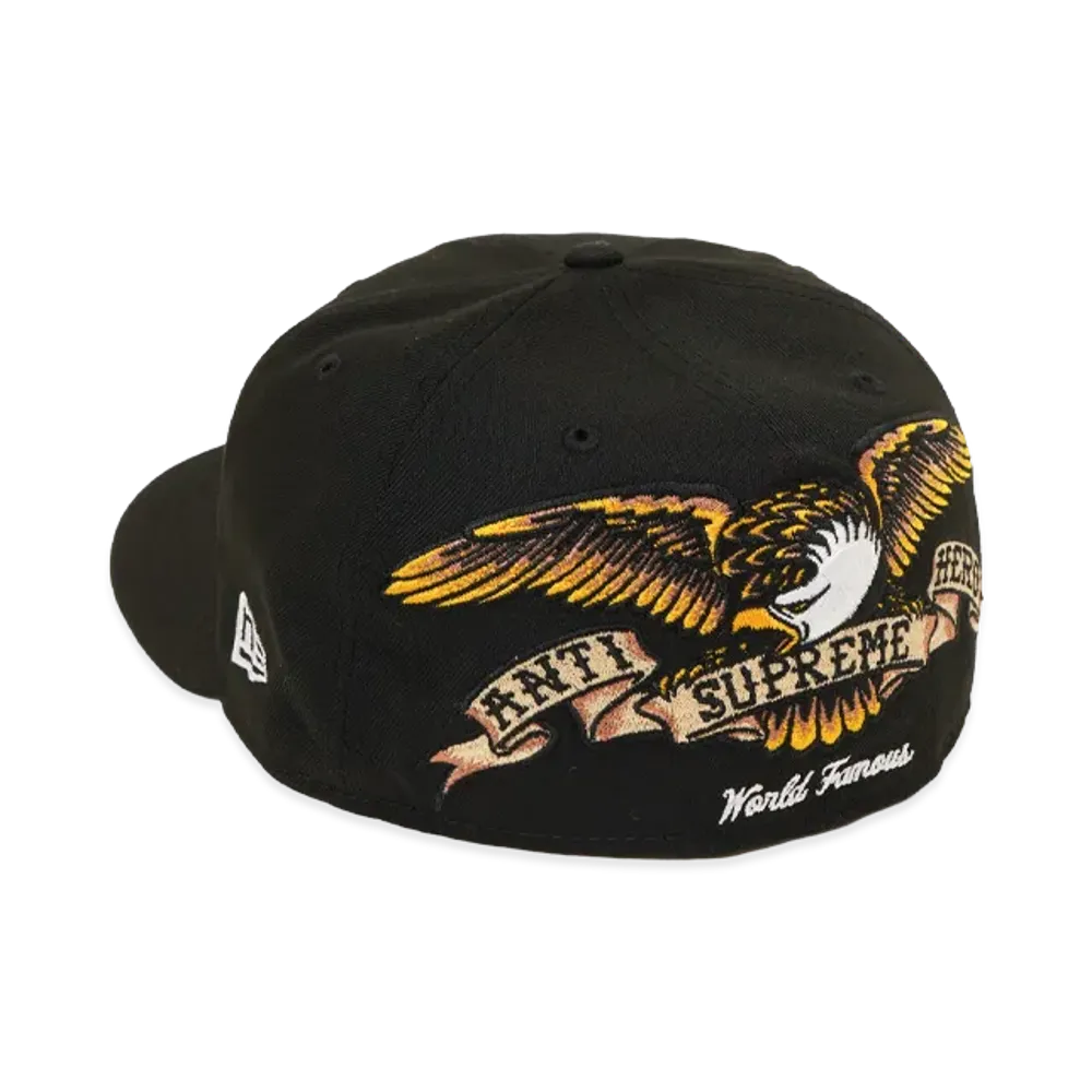 Supreme x ANTIHERO New Era "Black"