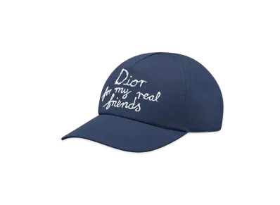 Dior and Hylton Nel Cap Cotton "Navy Blue/White"