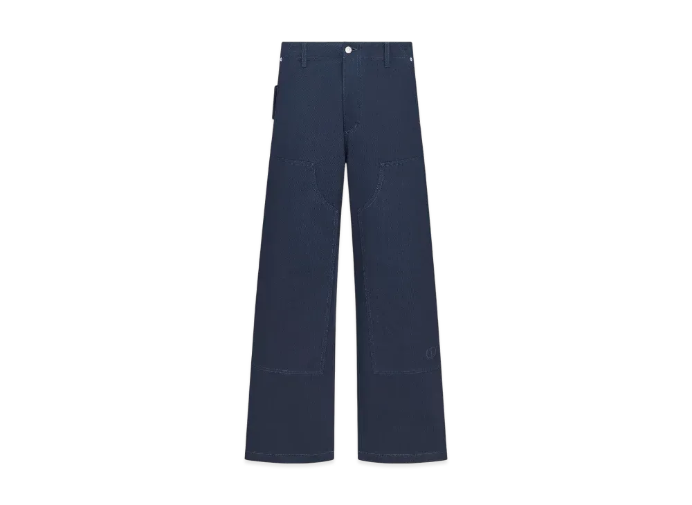 Dior Men's CD Icon Carpenter Jeans Cotton Denim "Navy Blue"