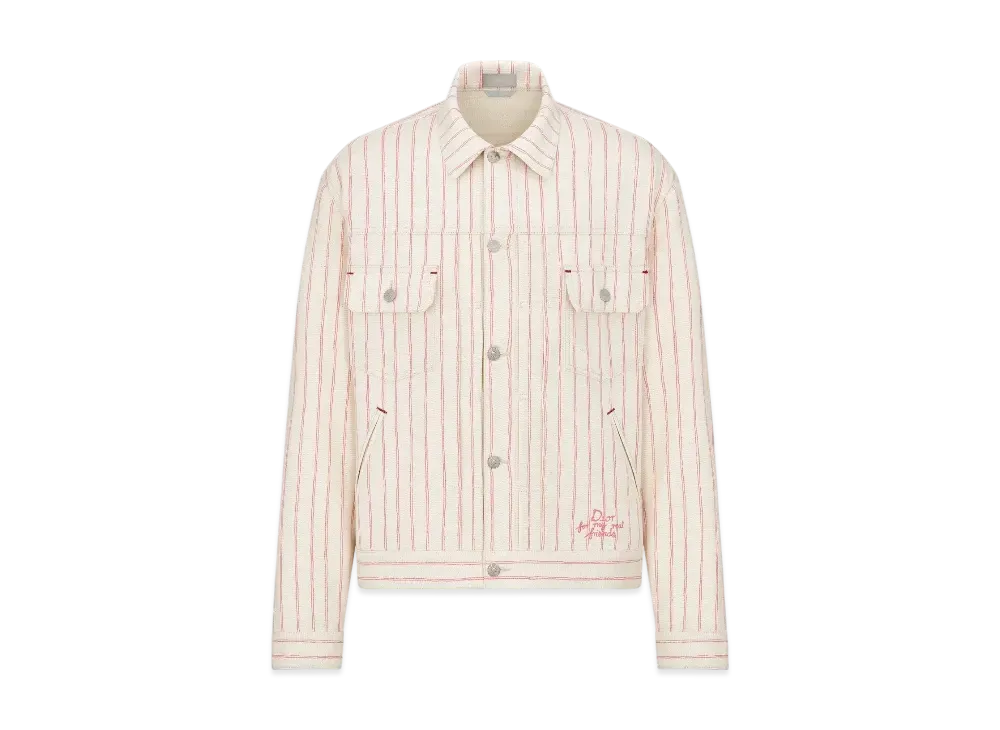 Dior Men's Dior and Hylton Nel MKII Jacket Cotton Denim "White"