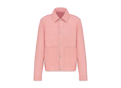Dior Men's Christian Dior Couture Blouson Jacket Calfskin "Pink"