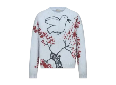 Dior Men's Dior and Hylton Nel Sweater Wool Jersey "Blue"