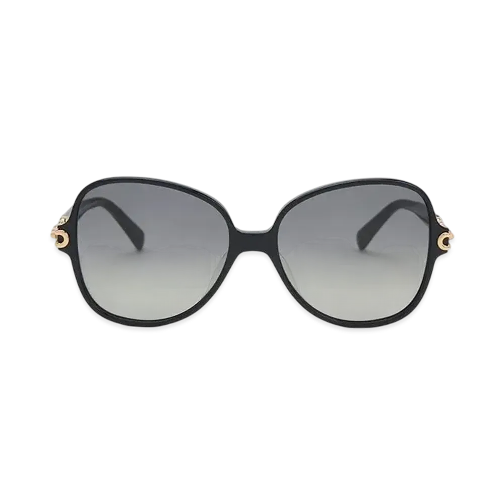 CHARLES & KEITH Chain-Link Oversized Butterfly Sunglasses "Black"