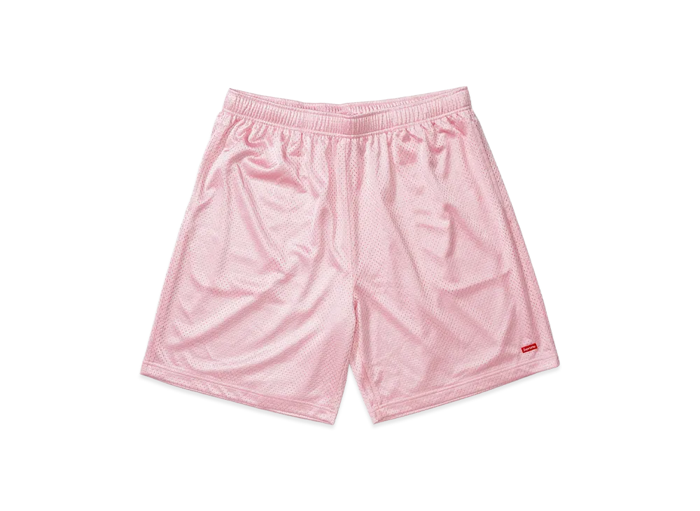 Supreme Small Box Baggy Mesh Short "Pink"