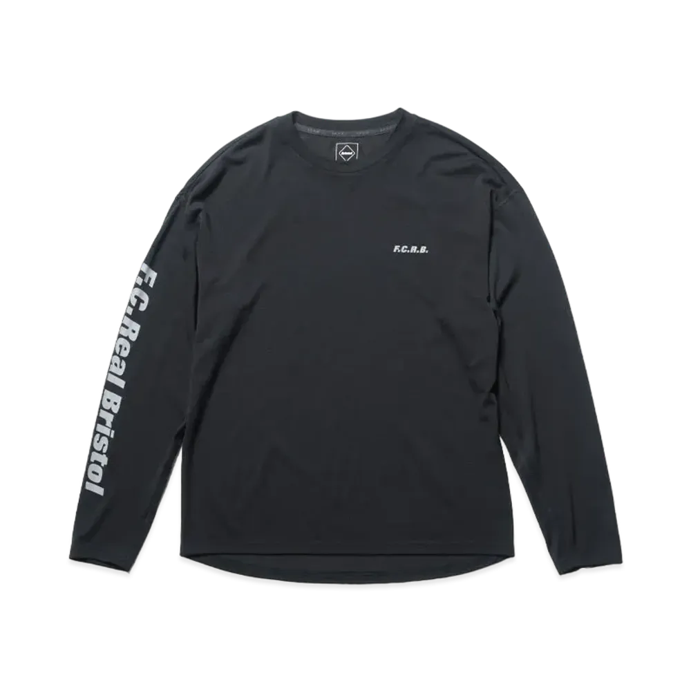 F.C.Real Bristol Wool Blend Authentic L/S Tee "Black"