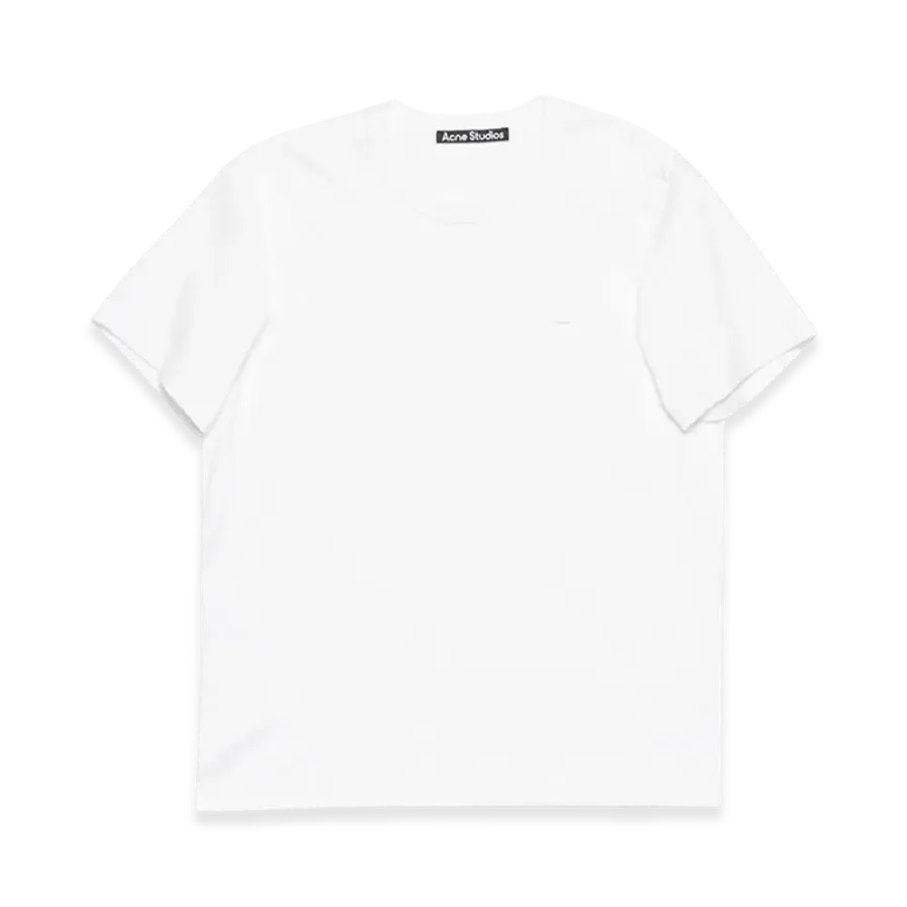 Acne Studios Regular Fit Crew Neck T-Shirt "Optic White"