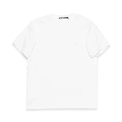 Acne Studios Regular Fit Crew Neck T-Shirt "Optic White"
