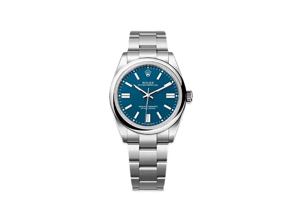 ROLEX Oyster Perpetual 41mm Oystersteel 134300 "Bright Blue"