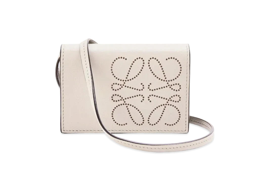 LOEWE Brand Cardholder In Classic Calfskin "Light Oat / Tan"