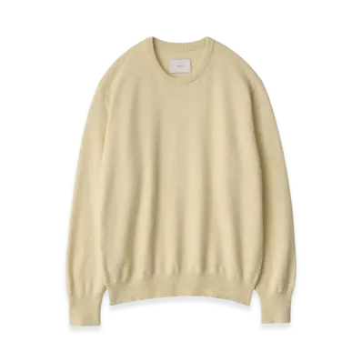ssstein Pure Cashmere Knit Crew Neck LS "Yellow"