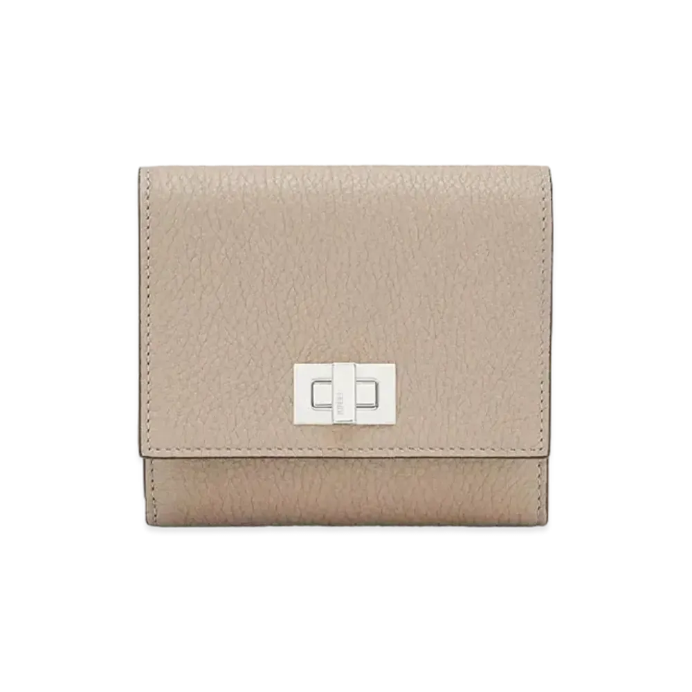 FENDI Wallet Leather Wallet "Beige"