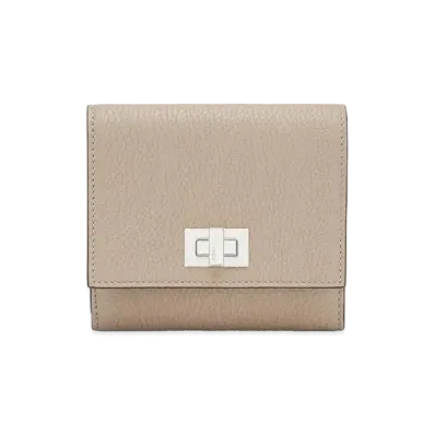 FENDI Wallet Leather Wallet "Beige"