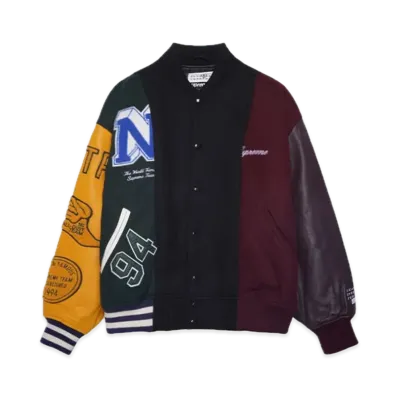 Supreme x MM6 Maison Margiela Split Varsity Jacket "Multicolor"