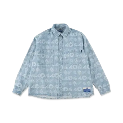 WIND AND SEA x NBA Denim Jacket "Blue"