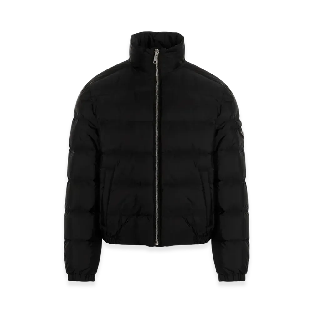 PRADA Re-Nylon Short Puffer Jacket "Black"