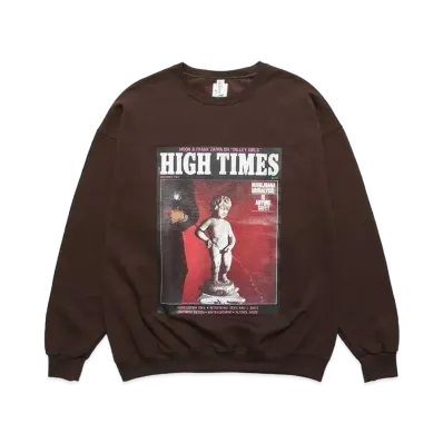 WACKO MARIA HIGH TIMES / Sweat Shirt "Brown"
