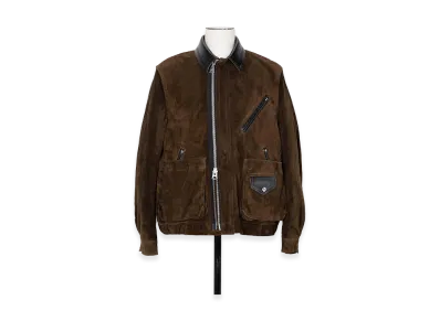 sacai Suede Blouson "Brown"