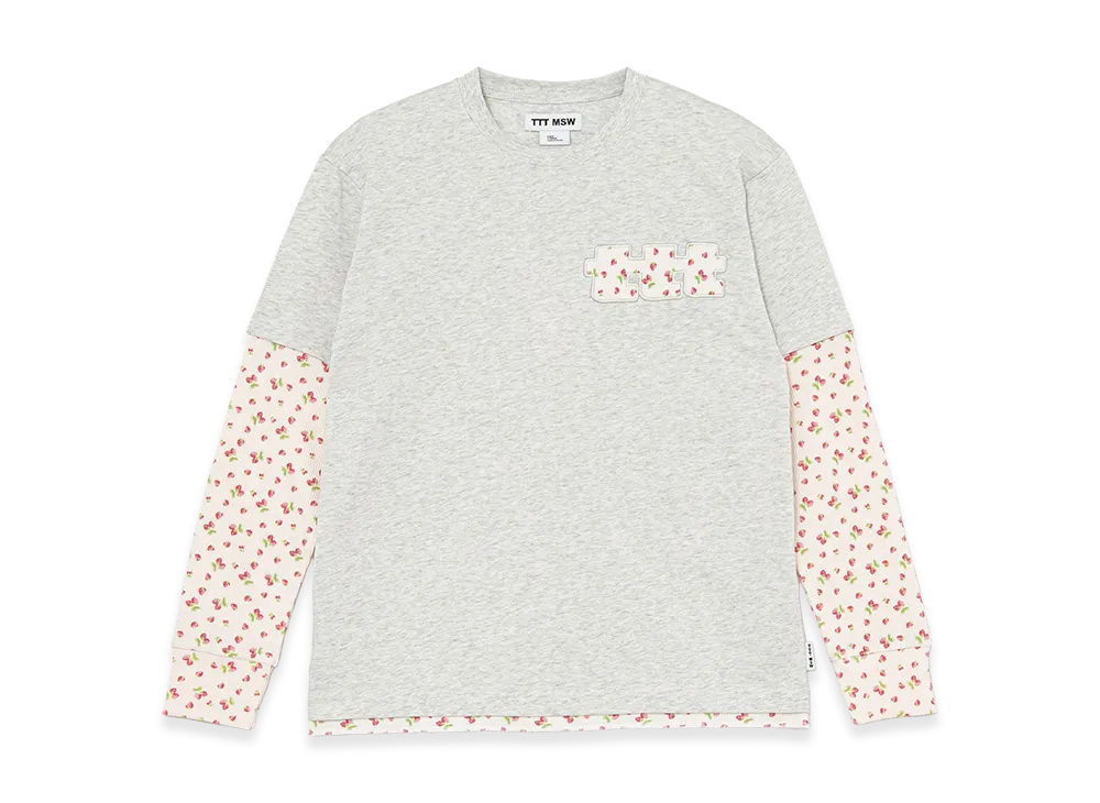TTTMSW Fake Layered Fruits Thermal Long Sleeve Tee 