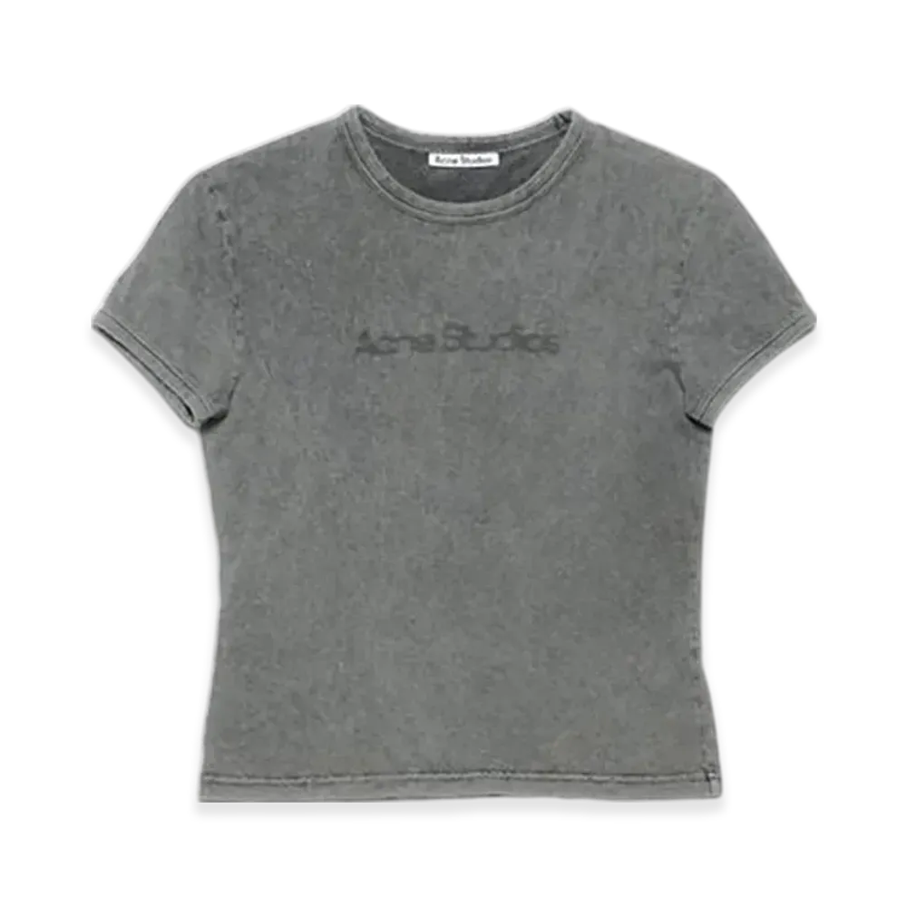 Acne Studios Blurred Logo T-Shirt - Fit Unisex Fit "Faded Grey"