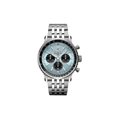 Breitling Navitimer B01 Chronograph 43 "Ice Blue/Black/Stainless Steel"