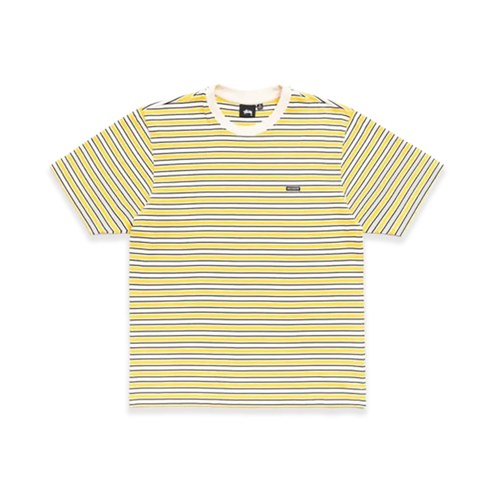 Stussy Beach Stripe Tee "Yellow"