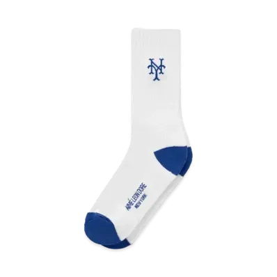 Aime Leon Dore x New York Mets Crew Sock "White/Navy"