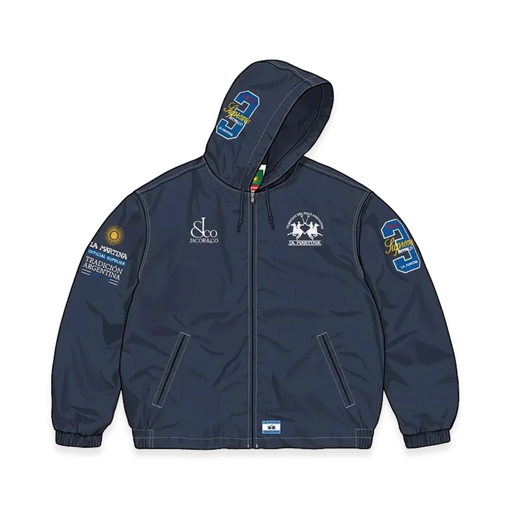 Supreme x La Martina Lightweight Hooded Jacket "Navy"