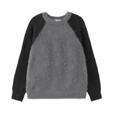 X-Girl Knit Raglan Sleeve Top "Black"