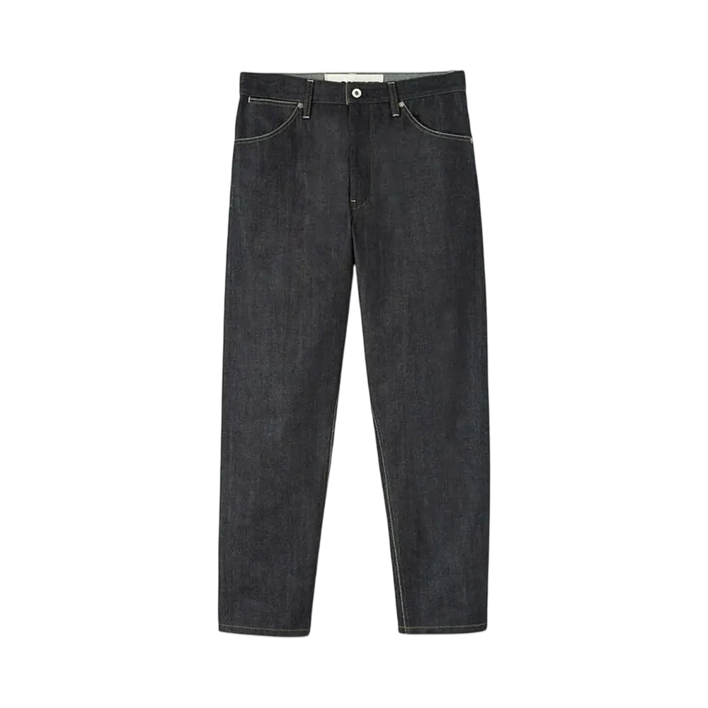 Jil Sander Women's Twisted Denim Trousers "Deft Blue"