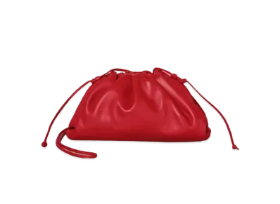 Bottega Veneta Mini The Pouch "Bright Red"