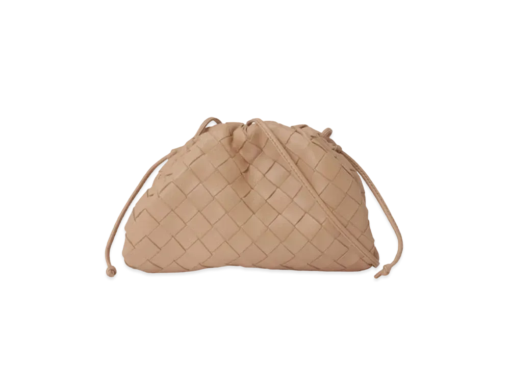 Bottega Veneta Mini Pouch Clutch "Beige"