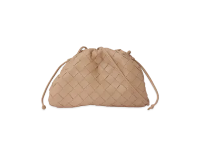 Bottega Veneta Mini Pouch Clutch "Beige"