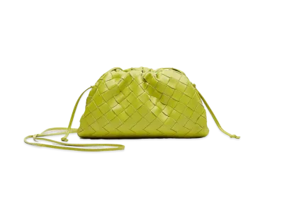 Bottega Veneta Mini Pouch Clutch "Kiwi"