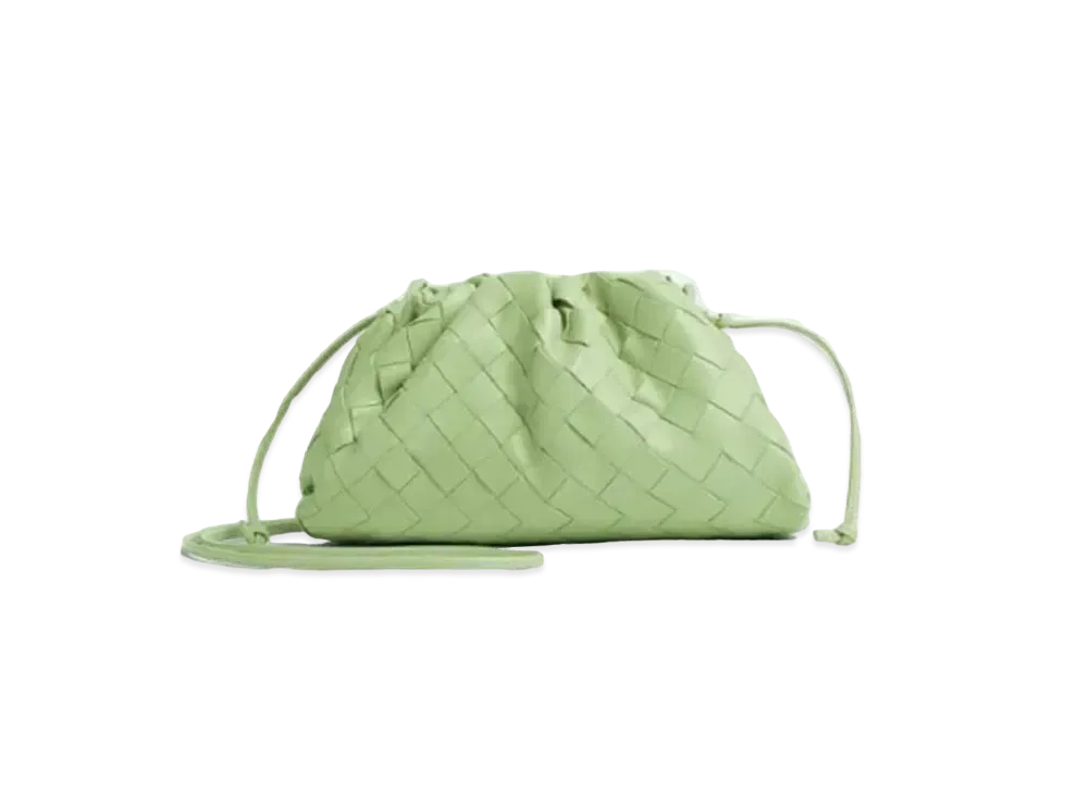 Bottega Veneta Mini Pouch Mini Clutch "Light Green"