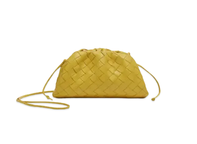Bottega Veneta Mini The Pouch Crossbody Bag "Yellow"