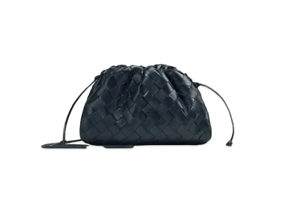 Bottega Veneta Intrecciato Mini Pouch Clutch Bag "Space"