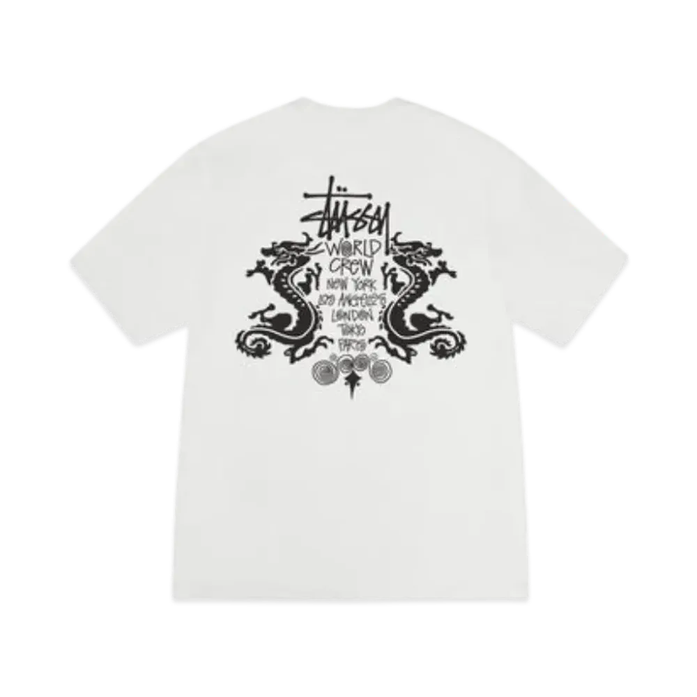 Stussy Double Dragon Tee Pigment Dyed "Natural"
