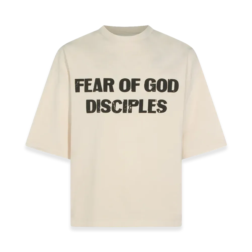 FEAR OF GOD Cotton Oversize T-Shirt "Ivory"