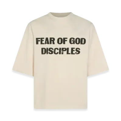 FEAR OF GOD Cotton Oversize T-Shirt "Ivory"