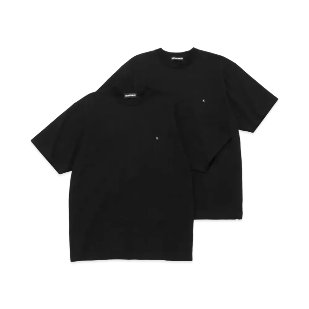 GOD SELECTION XXX T-shirts (2Piece 1Pack) GX-A24-TT-01 "Black"