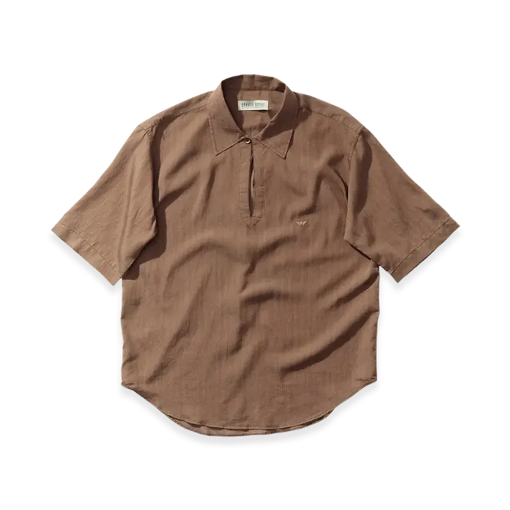 OUR LEGACY Work Shop x Emporio Armani Pantelleria Shirt "Fango Pinstripe"