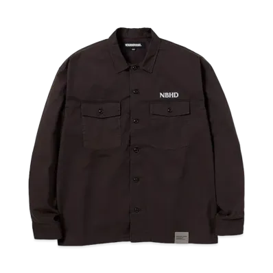 NEIGHBORHOOD 24SS BDU Shirt LS "Black"